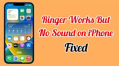 They walk you through verifying the alert sounds (like your ringtones and other alert sounds) <b>work</b>. . Ringer works but no sound on iphone
